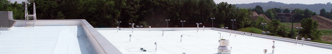 Conlink's White Rubber Single Ply Roofing System by MJM Solutions Midwest LLP of Ohio